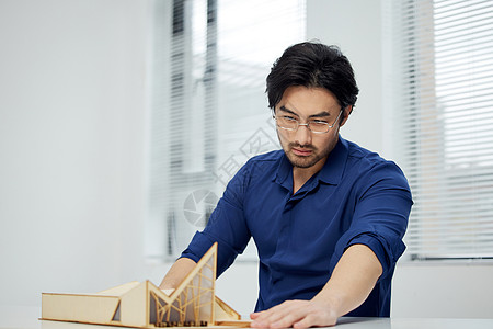 空间设计建筑设计师研究建筑模型背景