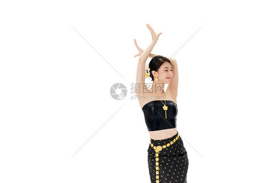 傣族舞蹈女性动作图片