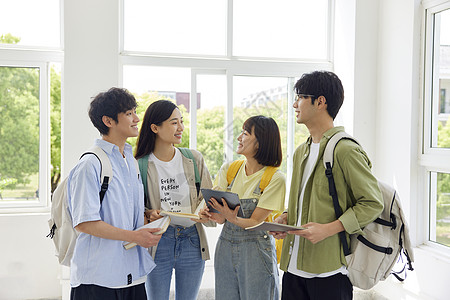 青年节·校园大学生学习讨论小组背景