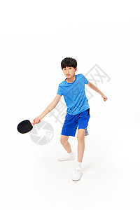 小男孩乒乓球运动图片