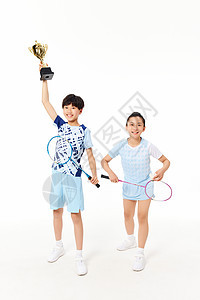 儿童羽毛球比赛获奖图片
