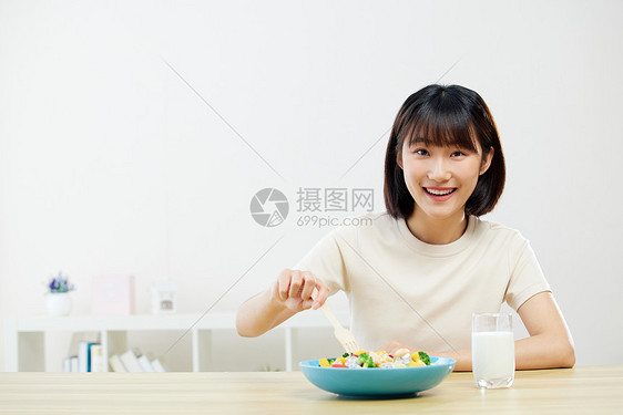 居家女性健康饮食图片