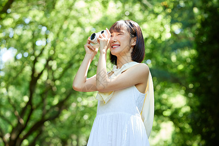 美女生活写真清爽夏日可爱女生记录生活背景