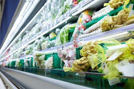 超市的蔬菜区域图片