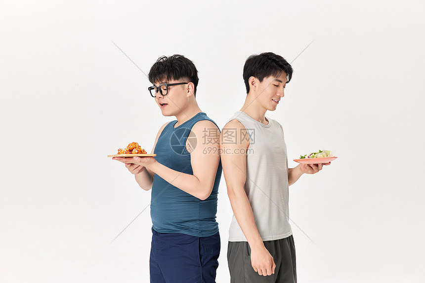 不同身材的男性饮食差异图片