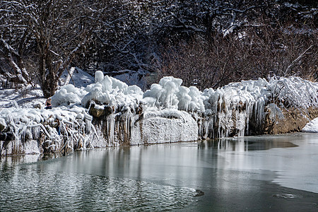 冰天雪地背景图片