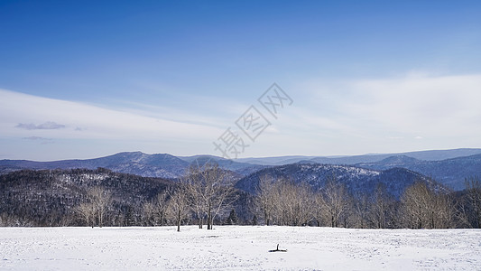 东北雪谷风景区高清图片