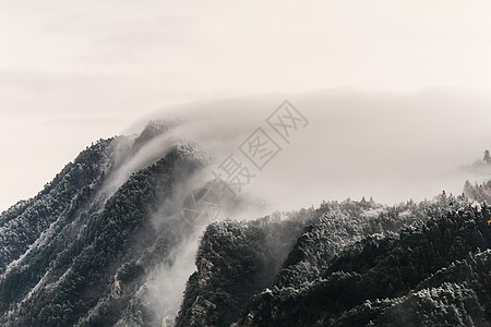 世界文化遗产庐山云海背景