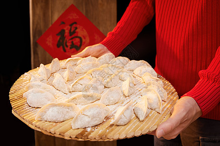 新年水饺年味水饺高清图片