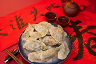 传统新年水饺图片