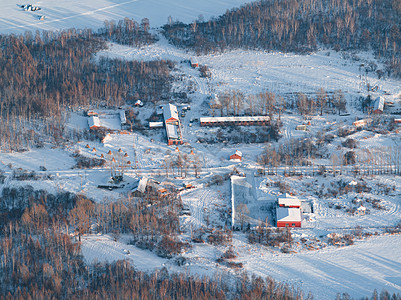 张家界雪景航拍伊春5A景点汤旺河林海奇石景区背景