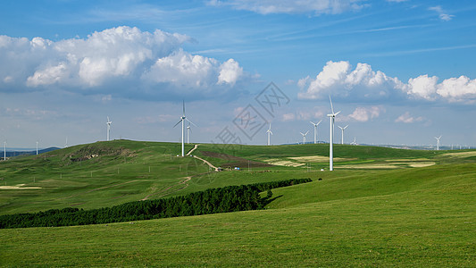 内蒙古高山牧场夏季风光图片