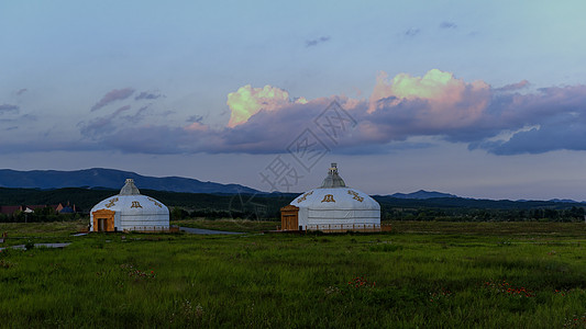 内蒙古博物院内蒙古红石崖4A旅游景区夏季风光背景