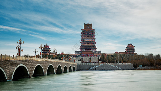 宁夏中华黄河楼景观图片