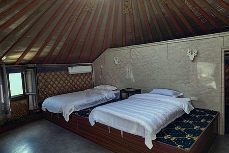 蒙古包室内设施旅游住宿图片