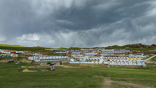 内蒙古牧场内蒙古希拉穆仁草原夏季风光背景