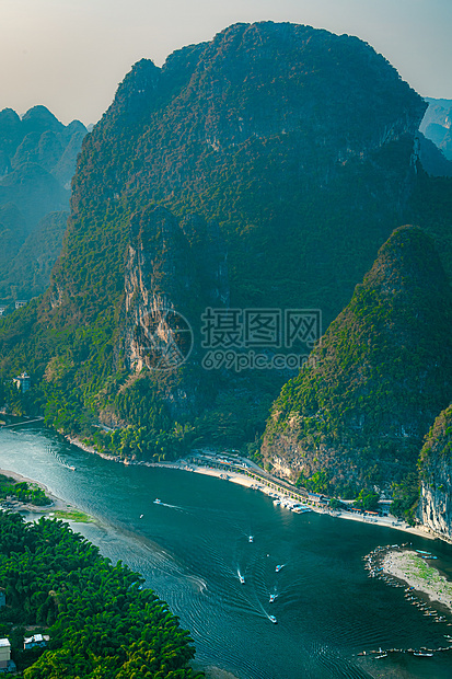 春季的广西桂林山水图片