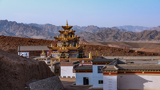 内蒙古阿拉善山峦景观图片