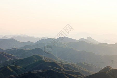 中国画意境山脉风景图片