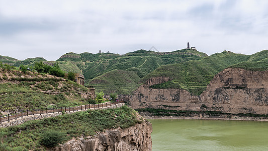 内蒙古黄河大峡谷夏季景观图片
