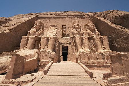 埃及世界遗产阿布辛贝神庙图片