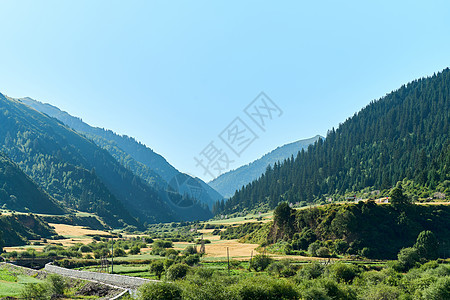 高原山脉风景图片