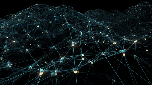 复杂人工智能网络3d图像图片