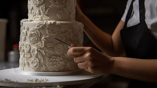 从混合到烘烤到装饰，请详细了解蛋糕制作的每个阶段。背景
