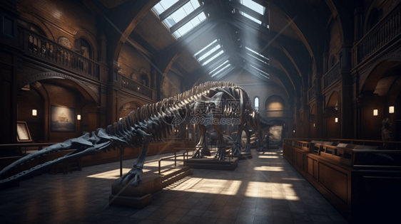 自然历史博物馆恐龙展厅图片
