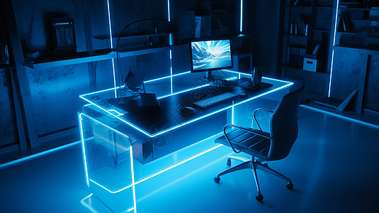 蓝光科技办公室图片