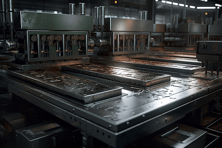 金属冲压线工厂图片