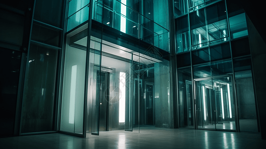 玻璃透明升降梯现代设计图片