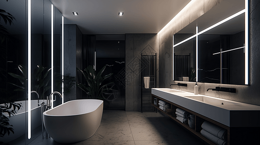 莫干山民宿商务酒店浴室装潢设计图片