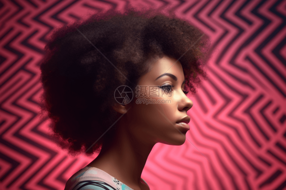 年轻的非洲裔女性图片