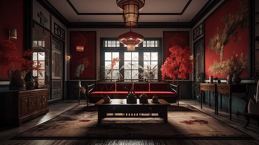 中式风格客厅图片