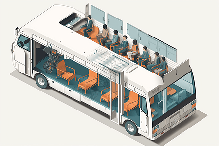未来机场巴士图片