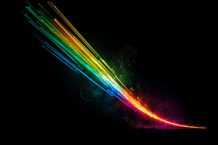 宇宙航行彩虹尾巴图片