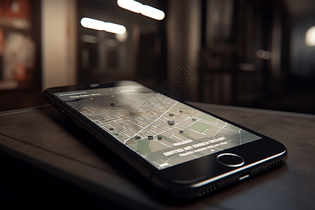 手机地图使用AR技术高清图片