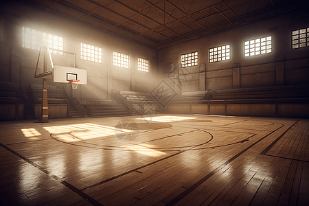 篮球场的建筑3D设计图图片