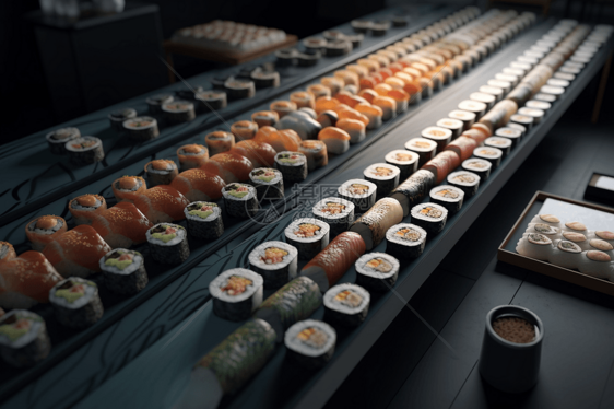 寿司口味的渲染图图片