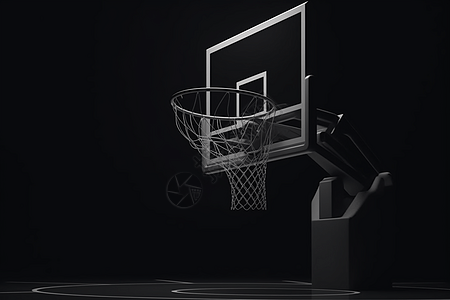 3D篮球框图片