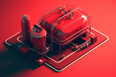 红色燃油系统图片