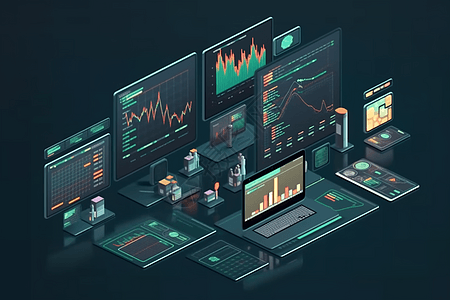 3D金融场景图片