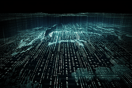 二进制数字科技背景图片