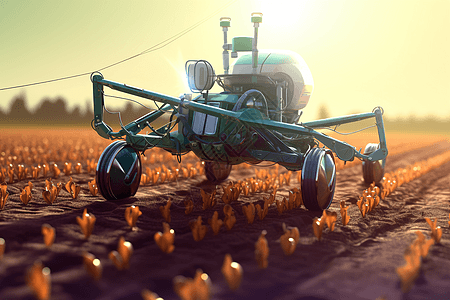 农业灌溉机器人图片