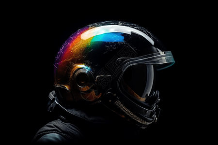 宇航员的头盔背景图片