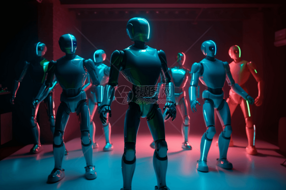 机器人舞会party图片