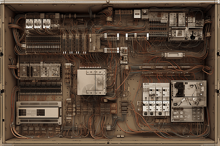 电器系统俯视图图片