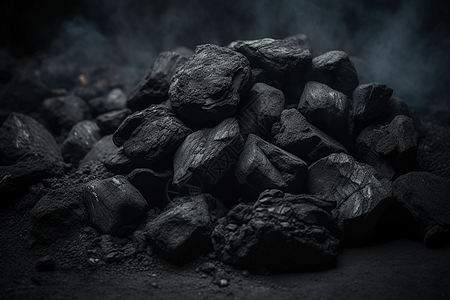 一堆黑煤背景图片