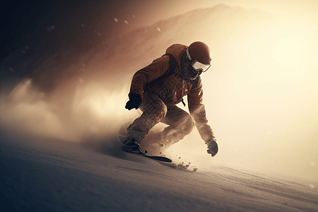 极限滑雪运动鞋背景图片